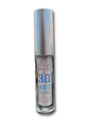 Maroof 3D Holographic Sparkle Lip Gloss, 5g, 06 Sparkling White, White